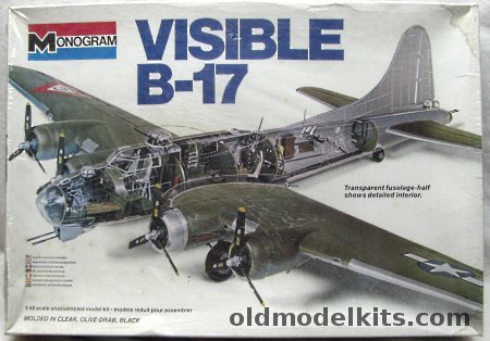 Monogram 1/48 Visible B-17G Flying Fortress, 5620 plastic model kit